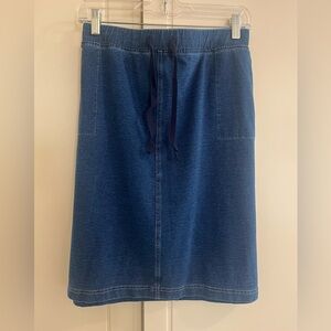 J Jill Pure Jill Indigo pull-on skirt - Size L
